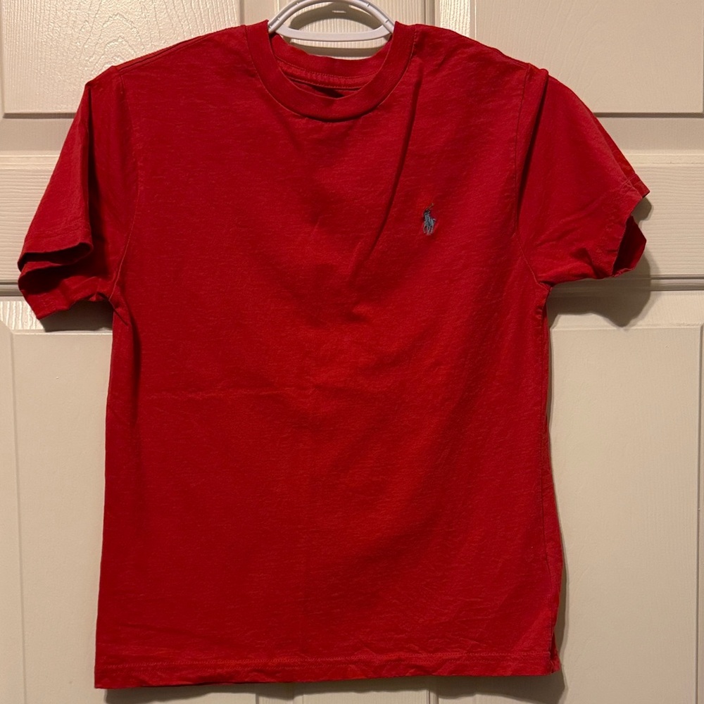 Polo by Ralph Lauren boys Red Tee 10/12 medium